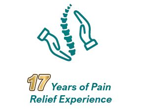 17 Years of Pain Relief Experience