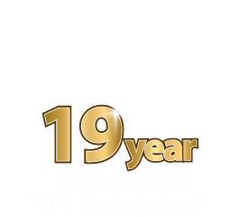19 year experience in pain management